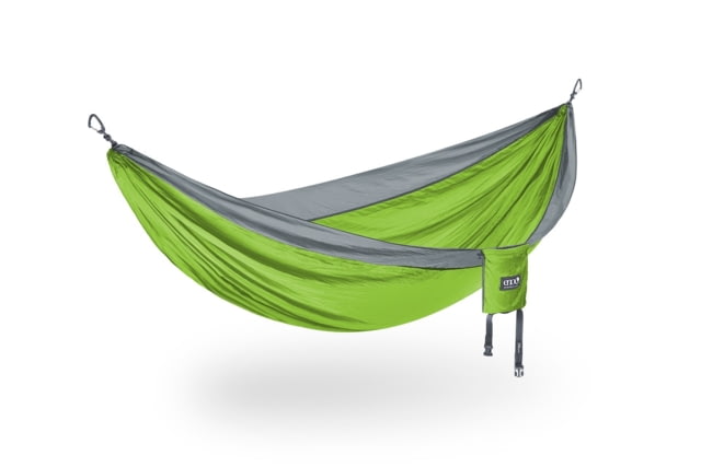 ENO DoubleNest Hammock Chartreuse/Grey