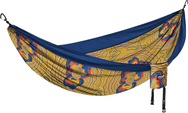 Eno DoubleNest Print Giving Back Hammocks Sapphire/Outdoor Afro Gold One Size