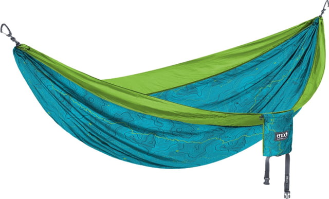 Eno DoubleNest Print Giving Back Hammocks Topo CDT/Chartreuse One Size