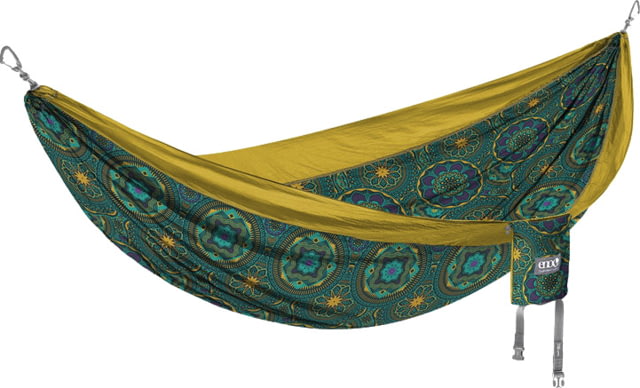 Eno DoubleNest Print Hammock Mantra/Gold One Size