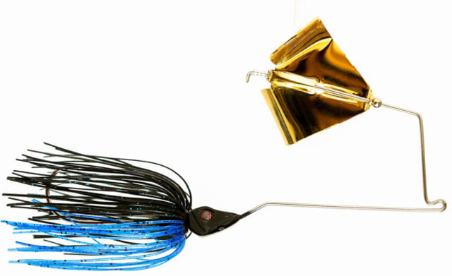Epic Baits Buzz Bait Burner Gold Blade Midnight Blue 1/2 oz