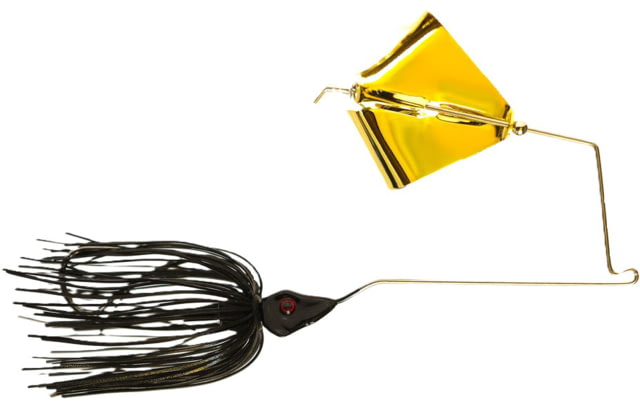 Epic Baits Buzz Bait Slow Rollr Gold Blade Black Magic 1/2 oz