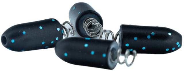 Epic Baits Tungsten Screw Lock Weight 3 per Pack Black/Blue 1/4 oz 1-4ozscrewblk-blu