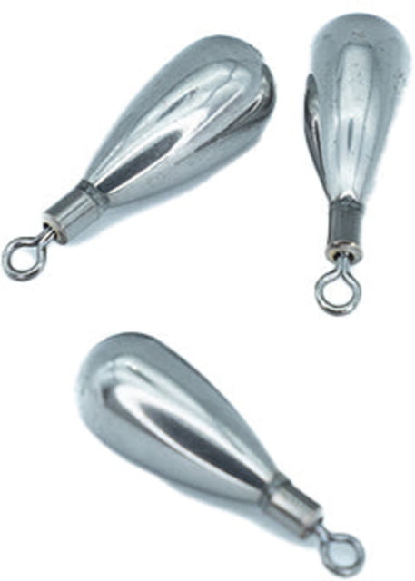 Epic Baits Tungsten Tie-On Tear Drop Shot Jig 3 per Pack Plain 3/8 oz 3-8ozTie-OnTearDrop-Plain