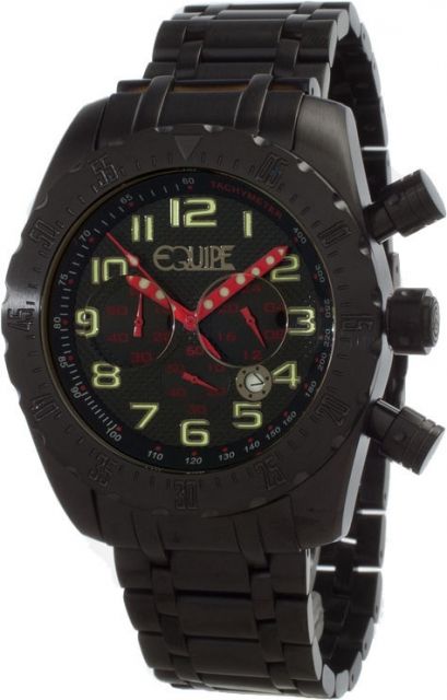 Equipe E607 Headlight Watches - Men's - 51mm Case Quartz Movement Black One Size