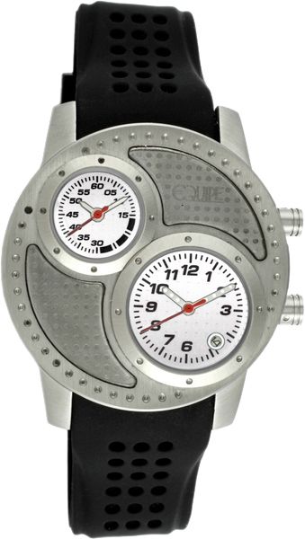 Equipe Q101 Octane Watches - Men's - 47mm Case Quartz Black/Silver One Size