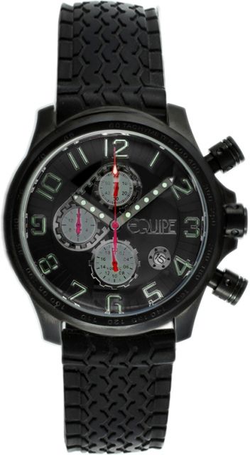 Equipe Q505 Hemi Watches Men's - Timer and Date Subdials Quartz Black/Gray One Size