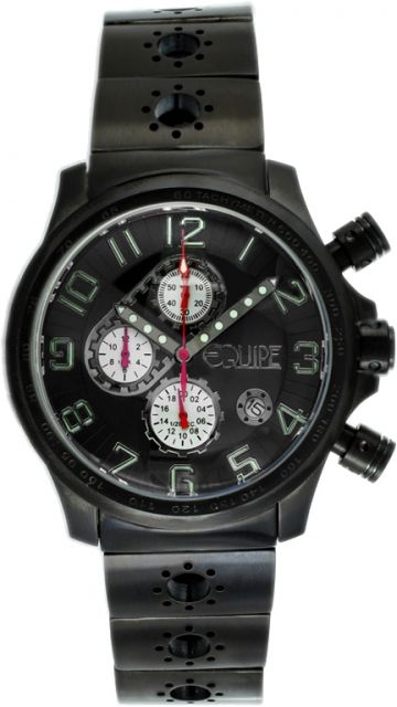Equipe Q508 Hemi Watches Men's - Timer and Date Subdials Quartz Black/White One Size