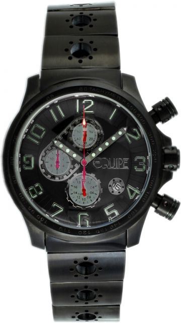 Equipe Q509 Hemi Watches Men's - Timer and Date Subdials Quartz Black/Gray One Size