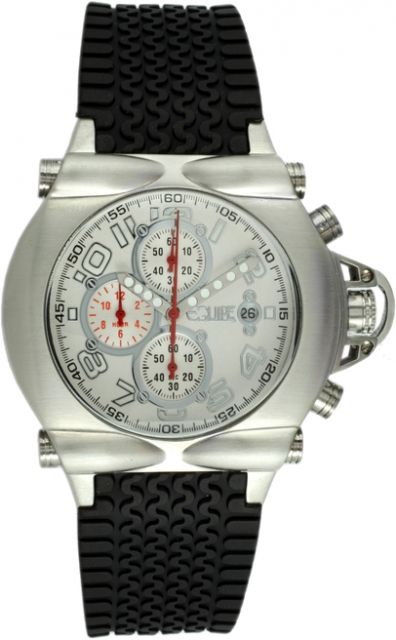 Equipe Q601 Rollbar Watches - Men's - Timer and Date Subdials Quartz Silver/White One Size