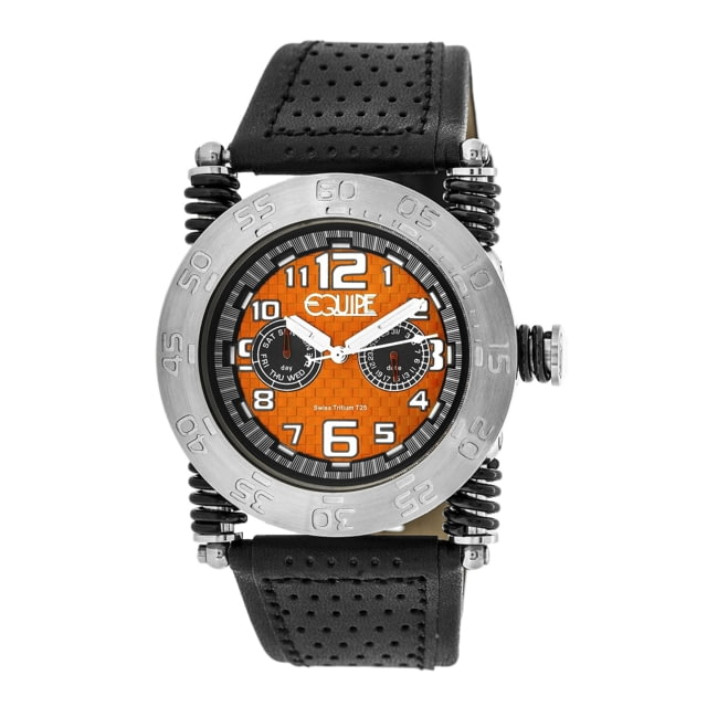 Equipe Tritium Coil Watches - Men's Silver/Orange One Size