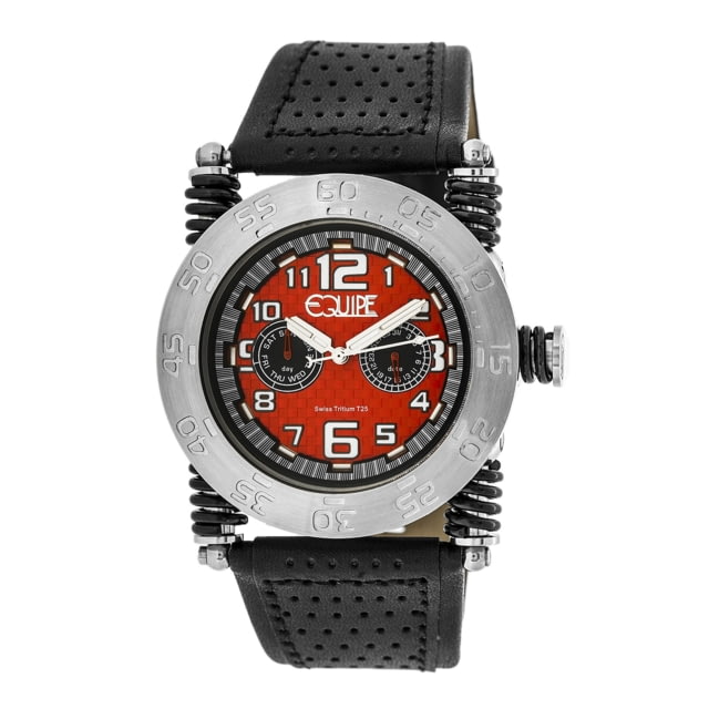 Equipe Tritium Coil Watches - Men's Silver/Red One Size