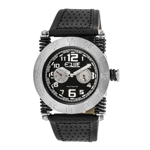 Equipe Tritium Coil Watches - Men's Silver/Black One Size