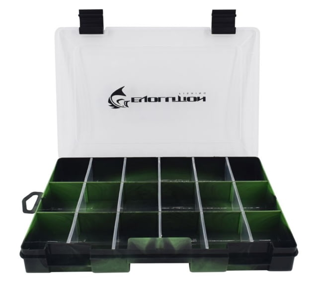 Evolution Outdoor 3600 Fishing Drift Series Colored Tackle Tray Green/Black 3600