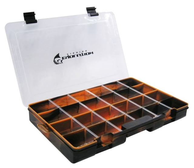 Evolution Outdoor 3700 Fishing Drift Series Colored Tackle Tray Orange/Black 3700