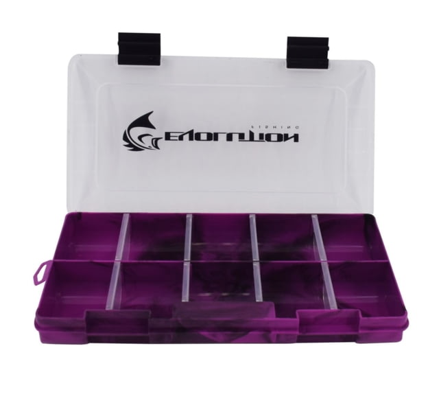 Evolution Outdoor Drift Series 3500 Colored Tackle Tray Purple/Black 3500