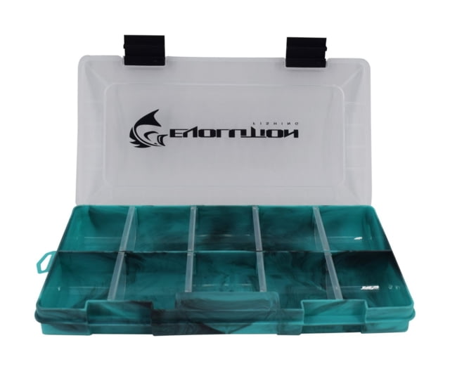Evolution Outdoor Drift Series 3500 Colored Tackle Tray Seafoam Green/Black 3500