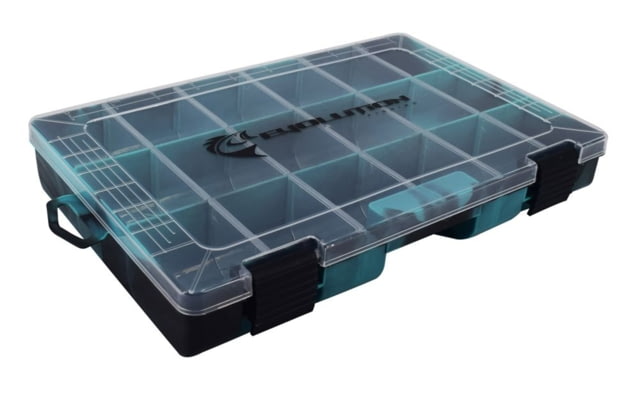 Evolution Outdoor Drift Series 3600 Colored Tackle Tray Seafoam Green/Black 3600