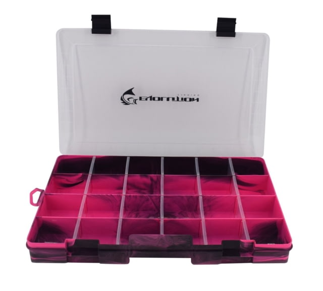 Evolution Outdoor Drift Series 3700 Colored Tackle Tray Pink/Black 3700