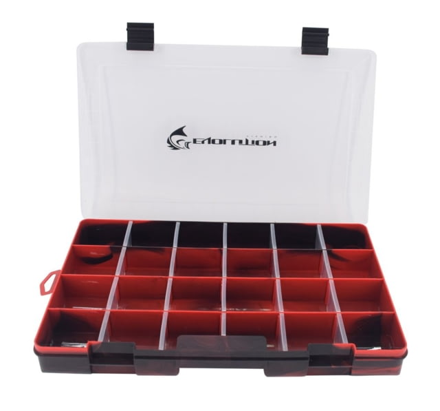 Evolution Outdoor Drift Series 3700 Colored Tackle Tray Red/Black 3700
