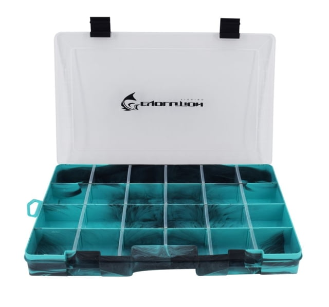 Evolution Outdoor Drift Series 3700 Colored Tackle Tray Seafoam Green/Black 3700