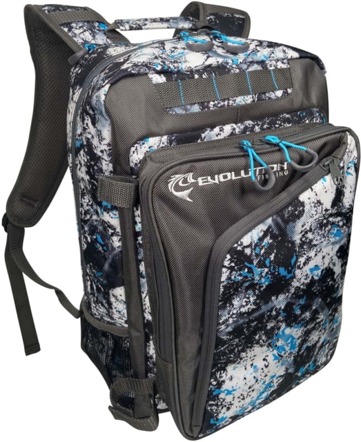 Evolution Outdoor Largemouth 3700 Tackle Backpack Includes 2 Trays Quartz Blue