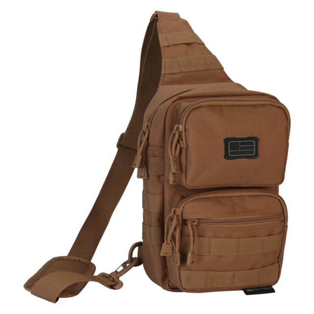 Evolution Outdoor Shoulder Sling Pack Tactical Bag Polyester Padded Shoulder Strap Adjustable MOLLE Webbing