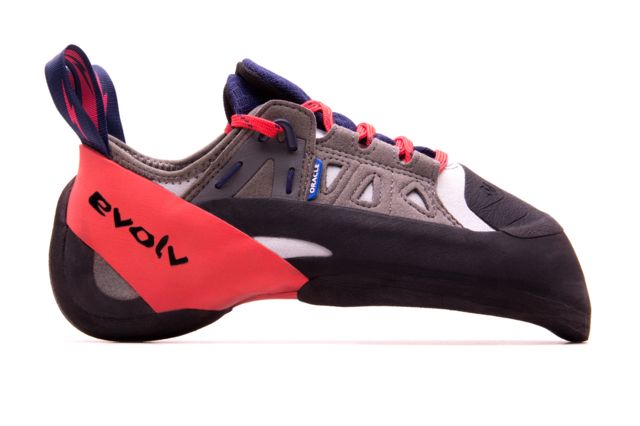Evolv Oracle Climbing Shoe - Mens Blue/Red/Gray 8