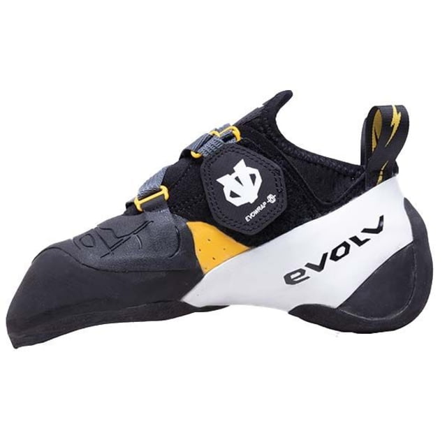 Evolv Shaman Pro Climbing Shoes – Unisex Black/White 11
