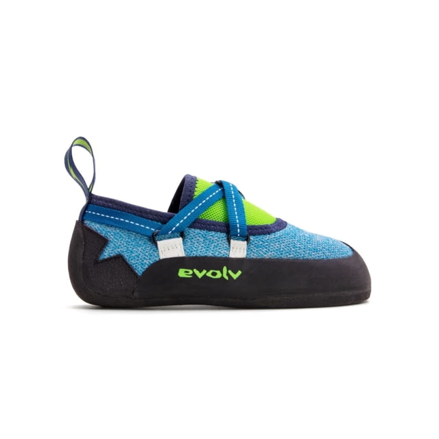 Evolv Venga Shoes - Kid's Blue/Neon Lime 2