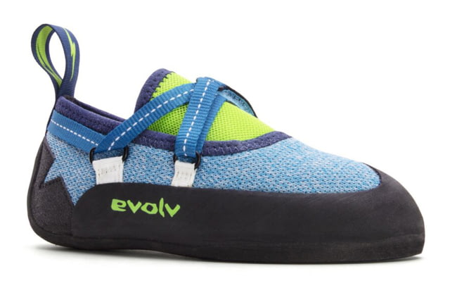 Evolv Venga Shoes - Kid's Blue/Neon Lime 5