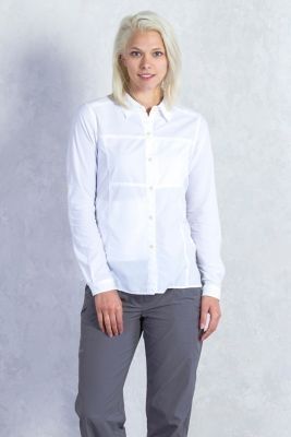 ExOfficio Lightscape Long Sleeve Shirt WoMen's White 2XL