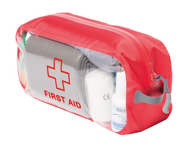 Exped Clear Cube First Aid Red M