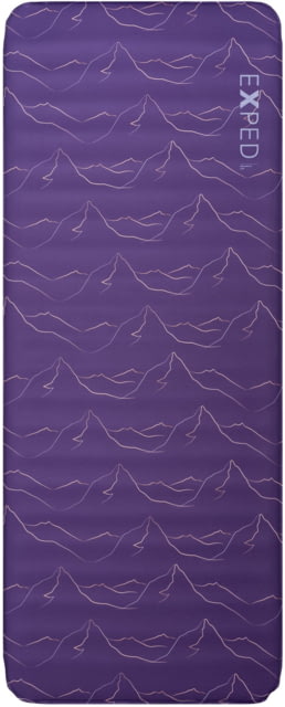 Exped MegaMat Print Sleeping Pad Aubergine Print Long Extra Wide
