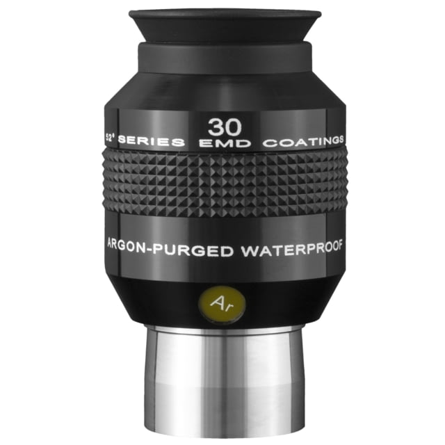 Explore Scientific 30 mm 52 Degrees Series Waterproof Eyepiece Black w/ white lettering ES logo