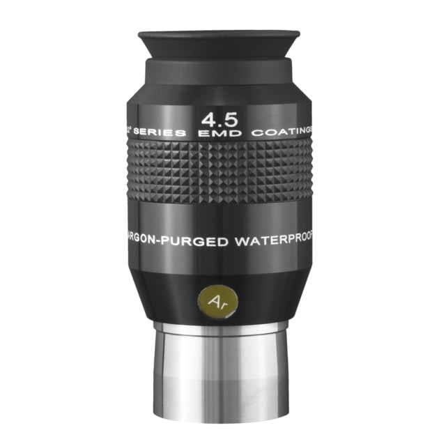 Explore Scientific 4.5 mm 52 Degrees Series Waterproof Eyepiece Black w/ white lettering ES logo