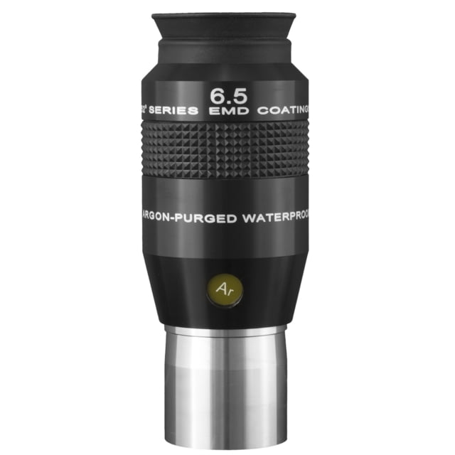 Explore Scientific 6.5 mm 52 Degrees Series Waterproof Eyepiece Black w/ white lettering ES logo