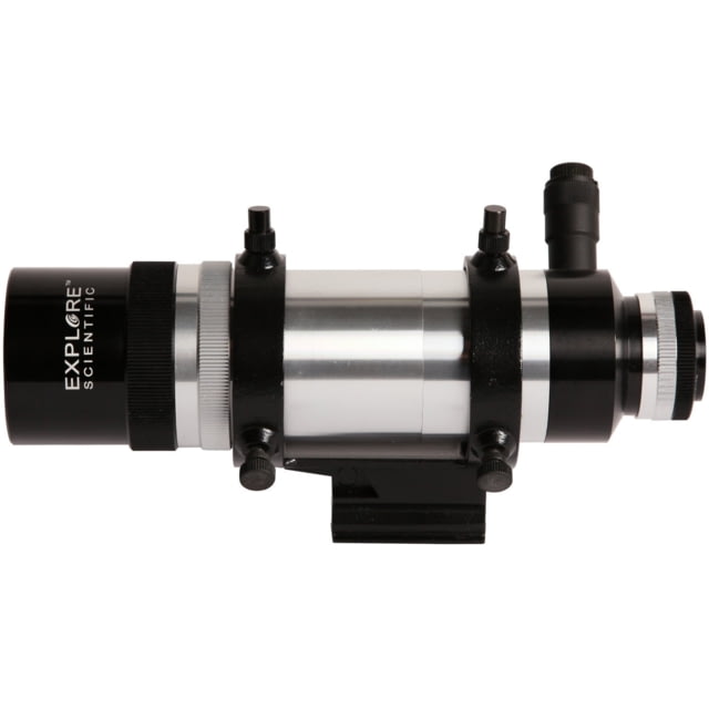Explore Scientific 6 Degree Field of View 8x50 Illuminated Erect Image Finder Scope w/Bracket w/out BaseSilver