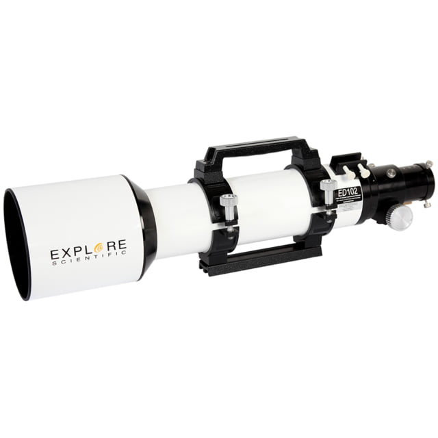 Explore Scientific ED 102 Classic White Essential Series f/7 Air Spaced Triplet Refractor Telescope