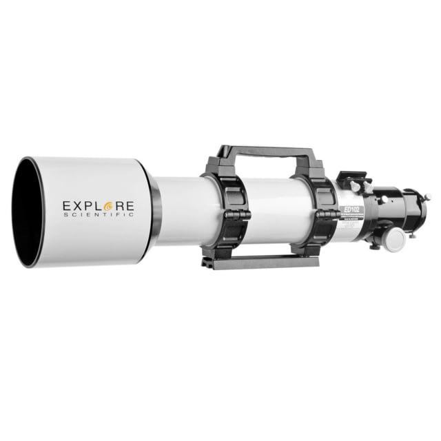 Explore Scientific ED102 Classic White Air Spaced Triplet714mm Focal Length2.5in HEX Focuser