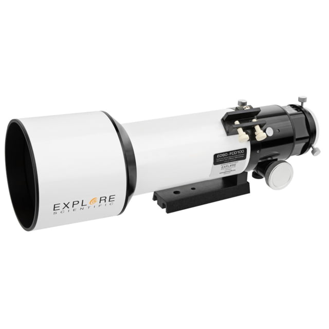 Explore Scientific ED80 Classic White Air Spaced Triplet480mm Focal Length2.5in HEX Focuser