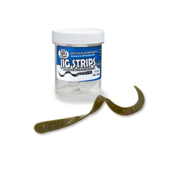 Fat Cow Jig Strips Eel Tail