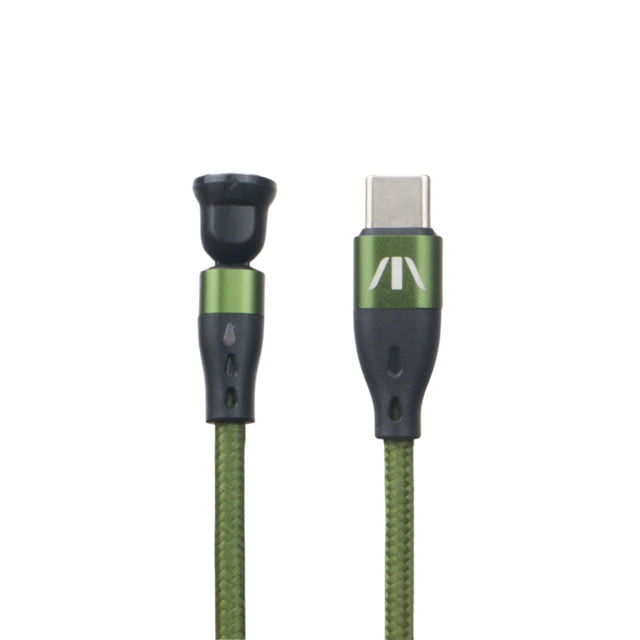 FatBoy Tripods Magnetic Charging Cable OD Green