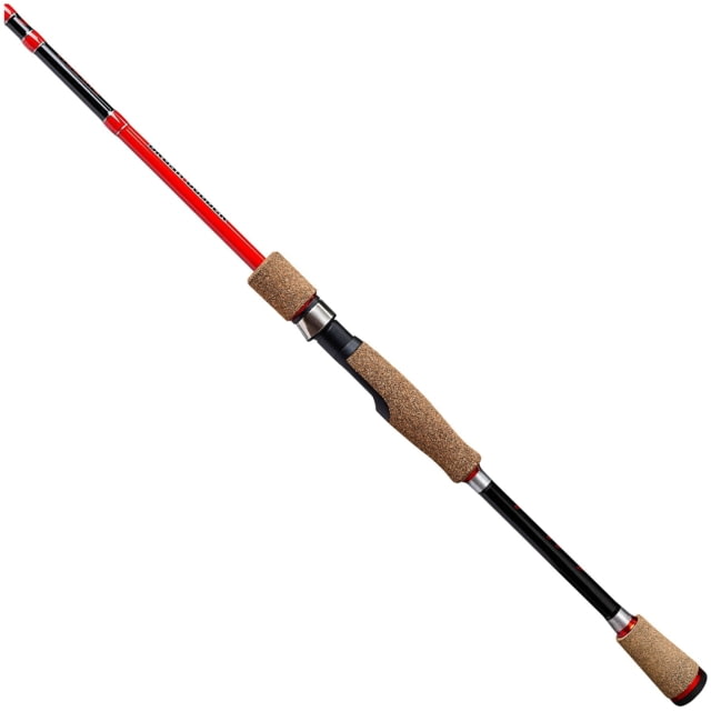 Favorite Fishing Brush Dobber Crappie Spinning Rod 10ft Medium Light Red/Black
