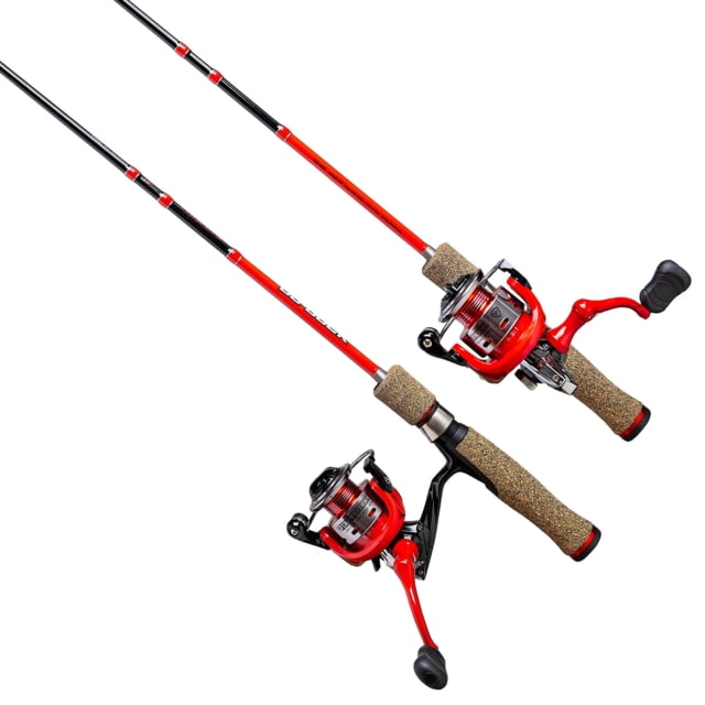 Favorite Fishing Do Dock Snub Nose Crappie Spinning Combo 5ft 3in Medium Red/Black