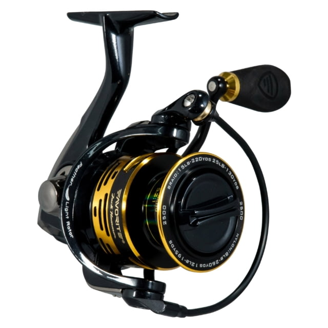 Favorite Fishing Jack Hammer Spinning Reel  5.2:1 Black/Gold