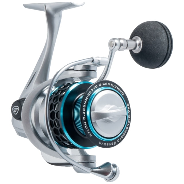 Favorite Fishing Olft Salty Spinning Reel Silver/Blue 5.2:1  Silver/Blue