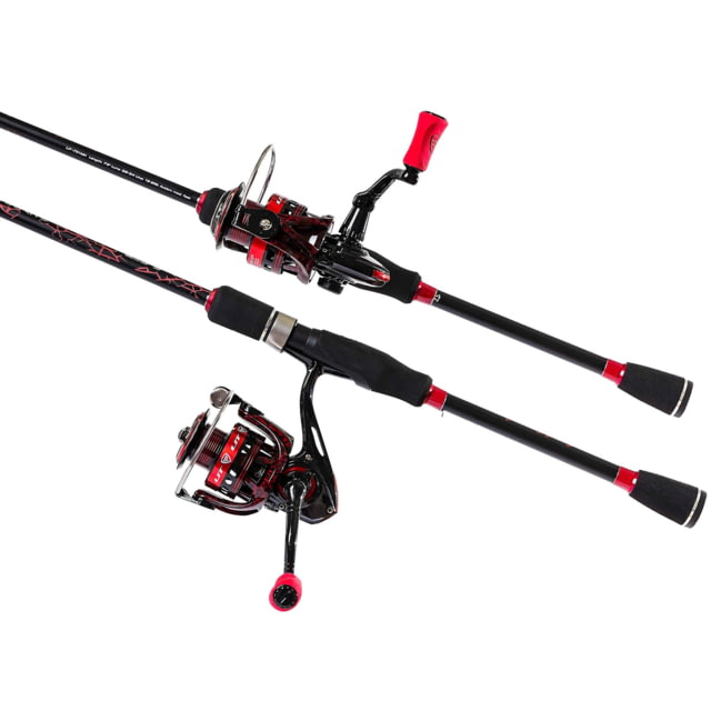 Favorite Fishing PBF Lit Spinning Combo 7ft 3in Medium Heavy Black/Red