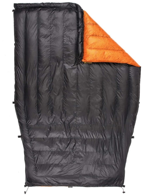 Featherstone Outdoor Moondance 25 Top Quilt Sleeping Bag Alternative Regular/Regular Grey/Orange MOONTQ-850R Orange/Grey