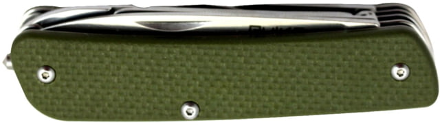 RUIKE M41 Multifunction Knife 2.79in 12C27 Stainless Steel Clip Point Plain Blade G10 Handle Green